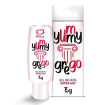 Gel Beijável Aromatizado Preliminares Yummy Grego Extra Hot 15g