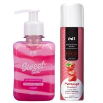 Gel beijável Aromatizante Virilha Deso Morango Refrescante - Intt