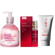 Gel Beijável Clareador Niacinamida Perfume LadyF Feromonio