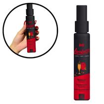 Gel Beijável Hot Lambuze Para Massagem 55ml Intt Morango c Champanhe
