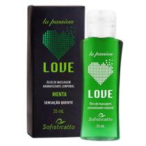 Gel Beijável Love Menta sensação HOT para sexo oral Gel Beijável Love Menta sensação HOT para sexo oral