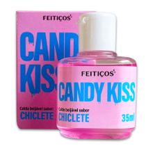 Gel Beijável Massagem Íntimo Candy Kiss Chiclete 35ml - Feitiços
