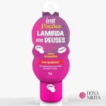 Gel Beijável Poção Lambida dos Deuses Groselha Gel Beijável Poção Lambida dos Deuses Groselha