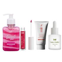 Gel Beijável Sweet Glow e Linp Tint Clareador Sérum Laura M