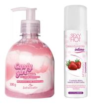Gel Beijável Virilha Coxas Desodorante Skin Care Íntima Kit Gel Beijável Virilha Coxas Desodorante Skin Care Íntima Kit