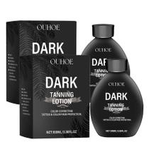 Gel bronzeador Ouhoe, gel bronzeador intensivo Ouhoe, acelerador bronzeador e bronzeador, impermeável e à prova de sol, para espreguiçadeiras e sol ao ar livre (2) Gel bronzeador Ouhoe, gel bronzeador intensivo Ouhoe, acelerador bronzeador e bronzeador, impermeável e à prova de sol, para espreguiçadeiras e sol ao ar livre (2)