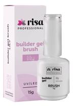 Gel Builder Brush Risa Uv/led Construção Unha Auto Nivelante