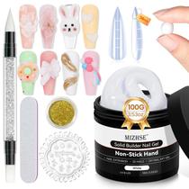 Gel Builder MIZHSE 100g de escultura branca para extensão de unhas Gel Builder MIZHSE 100g de escultura branca para extensão de unhas