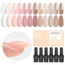Gel Builder para besouros de unhas 7 em 1 rosa rosa nude, 12 unidades Gel Builder para besouros de unhas 7 em 1 rosa rosa nude, 12 unidades