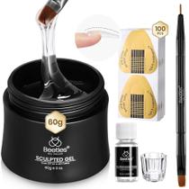 Gel Builder para unhas Beetles Sculpture Hard 60 ml com caneta