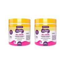 Gel Capilar Em Creme Soft Hair Defin Cachos 520G-Kit C/2Un