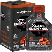 Gel Carboidrato Xtreme Energy Gel Com 10 Café Black Skull