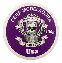 Gel Cera Modeladora Uva Extra Forte Captain Hair 120g Gel Cera Modeladora Uva Extra Forte Captain Hair 120g