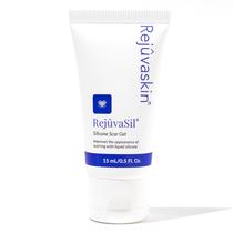 Gel cicatricial de silicone Rejuvaskin Rejuvasil, tratamento de cicatrizes para cicatrizes cirúrgicas, queimaduras, quelóides, cicatrizes de acne no rosto e no corpo, 15 ml