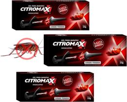 Gel Citromax Mata Barata Pague 2 leve 3 Caixas seringa - 10g Gel Citromax Mata Barata Pague 2 leve 3 Caixas seringa - 10g