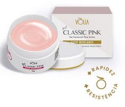 Gel Classic Pink Vòlia - Nail - Auto Nivelante - Led/Uv - 24g - NOVA FÓRMULA