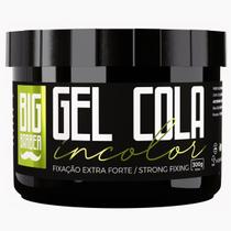 Gel Cola Big Barber 300g Incolor Fixação Extra Forte Profissional