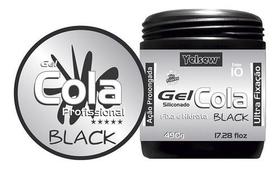 Gel Cola Black Siliconado Ultra Fixação 490g Yelsew