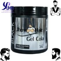 Gel cola fixador capilar jhow hair black 490g