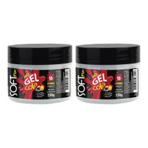 Gel Cola Fixador Softfix Branco 240g - Kit C/ 2un