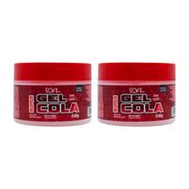 Gel Cola Fixador Softfix Super 240g - Kit C/ 2un