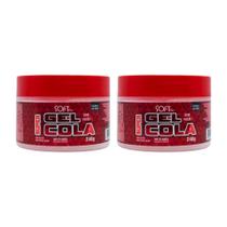 Gel Cola Fixador Softfix Super 240G - Kit Com 2Un