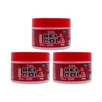 Gel Cola Fixador Softfix Super 240G - Kit Com 3Un