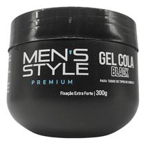 Gel Cola Incolor Cera Black 300g Alta Fixação Sem Alcool Eaê