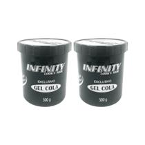 Gel Cola Infinity Exclusivo 500g - Kit C/ 2un