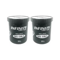 Gel Cola Infinity Exclusivo 500G - Kit Com 2Un