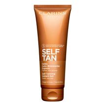 Gel colorido autobronzeador Clarins Natural 125ml para rosto e corpo