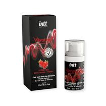 Gel com Efeito de Vibração Vibration Sabor Morango 17ml - Intt