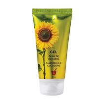 Gel com Óleo de Girassol Calêndula e Colágeno - Cicatrizante e Atua Contra Queimaduras e Inflamações - Lucys 55g