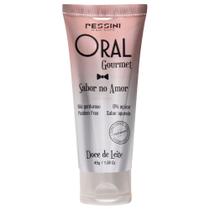 Gel Comestível Excitante Pessini Oral Gourmet Sabor No Amor 45g Sensação Térmica Prazer e Sabor Gourmet