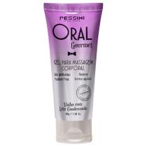 Gel Comestível Excitante Pessini Oral Gourmet Sabor No Amor 45g Sensação Térmica Prazer e Sabor Gourmet