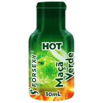 Gel Comestível Sabor Maçã Verde HOT - Excita e Esquenta - 30ml For Sexy Gel Comestível Sabor Maçã Verde HOT - Excita e Esquenta - 30ml For Sexy