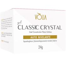 Gel construtor autonivelante para unhas classic crystal 24G vólia