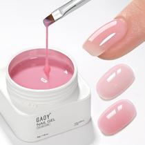 Gel Construtor de Unhas GAOY 4 em 1 Nude Rosa 30g com Pincel Gel Construtor de Unhas GAOY 4 em 1 Nude Rosa 30g com Pincel