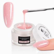 Gel Construtor de Unhas TONES Rosa Cintilante 15g Cura LED UV Gel Construtor de Unhas TONES Rosa Cintilante 15g Cura LED UV