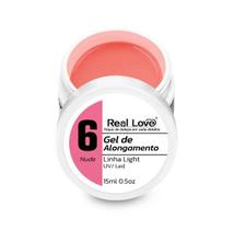 Gel construtor real love 6 nude 15 ml Gel construtor real love 6 nude 15 ml