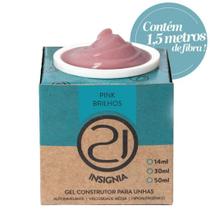 Gel Construtor Unhas Ecoline Insignia Pink 34g - Nails 21