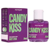 Gel Corporal Beijável Candy Kiss Hot Uva 35ml Feitiços