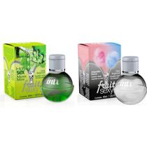 Gel Corporal Beijável Esquenta Esfria Menta e Algoddão Doce