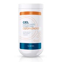 Gel Corporal Esfoliante Lakma 1kg Ozonizado para Estética Profissional e Revitalização da Pele