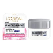 Gel Creme Anti Marcas Noite L'oréal Paris Glycolic-Bright 49g