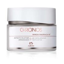 Gel Creme Antissinais 45+Noite Firmeza Radiância Chronos 40g
