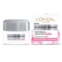 Gel Creme Facial Anti Marcas L'Oréal Paris Glycolic Bright Dia FPS30 49g - Loreal