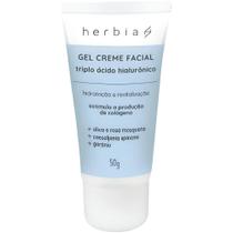 Gel Creme Facial Herbia Triplo Ácido Hialurônico 50g