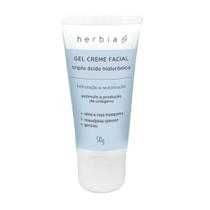 Gel creme facial natural e vegano Triplo Ácido Hialurônico Herbia 50g