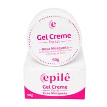 Gel Creme Facial Rosa Mosqueta Ácido Hialurônico 50G - Epilê